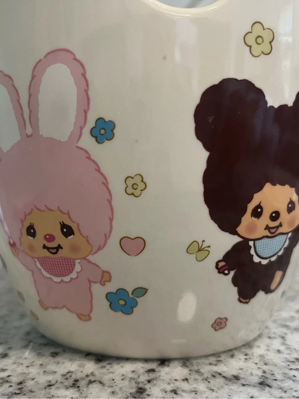 Monchhichi Ceramic Ramen Noodle Bowl Chopsticks Spoon Set Mad Engine Kawaii